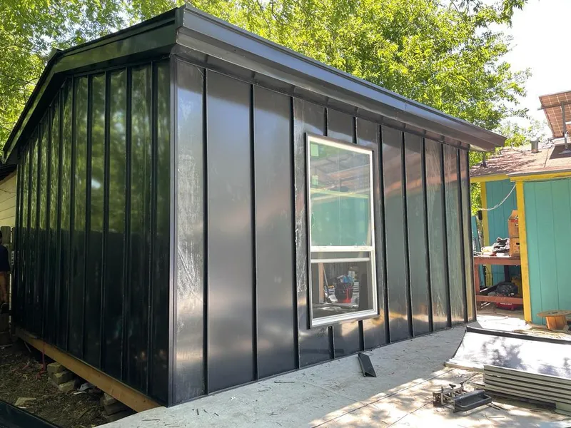 Black standing seam metal wall panels for Roof Inspection in Mountain Home